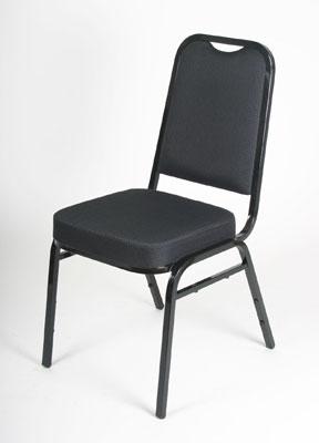 Konferans/Bankett stol AA-20B/WA-002 m sort ramme og stoff