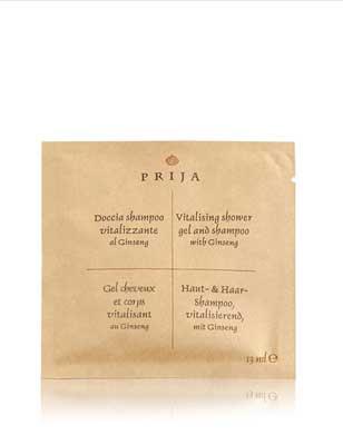 Prija Showergel and Shampoo Sachet 13ml - 500/kart